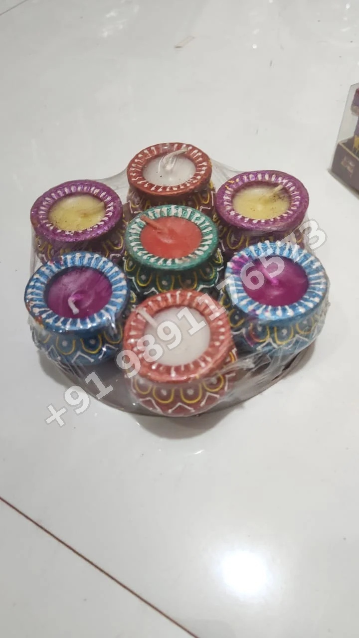 TERRACOTTA CLAY WAX DIYA